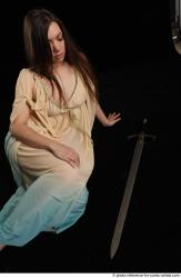 BARBORA LYING POSE WITH SWORD